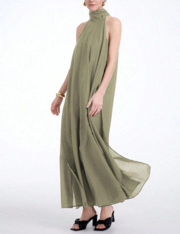 Rochie maxi Shein, verde