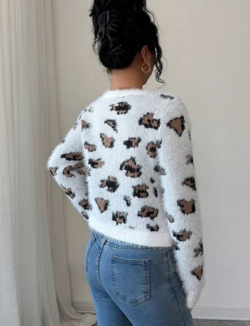 Pulover cu nasturi Shein, mix culori