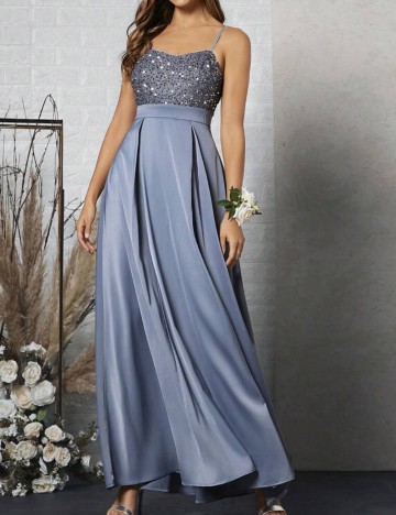 Rochie de ocazie Shein, albastru