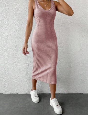 Set rochie și bluză Shein, roz