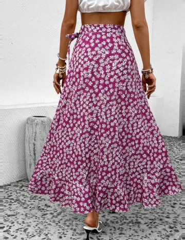 Fustă midi Shein, mix culori