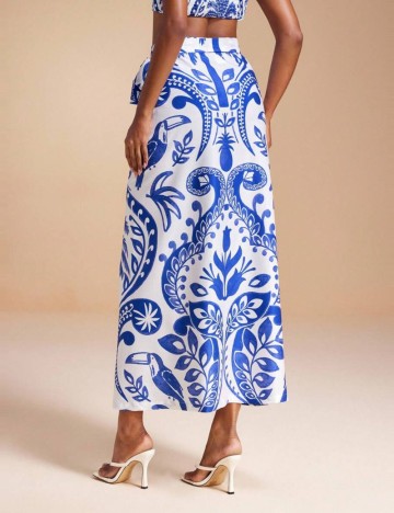 Fustă midi Shein, mix culori