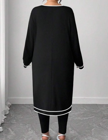 Set cardigan și pantaloni Shein, mix culori