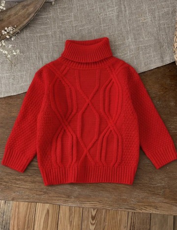 Pulover Shein, roșu