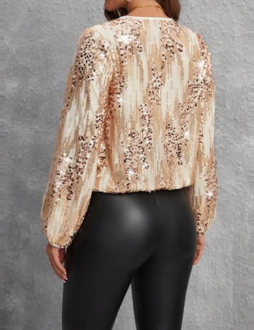 Cămașă Shein, auriu