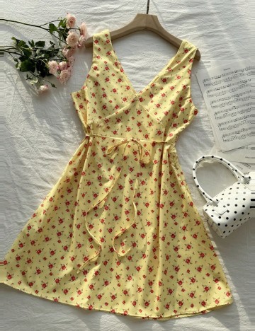 Rochie mini Shein, galben