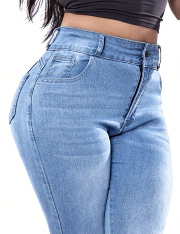 Jeans Shein, albastru