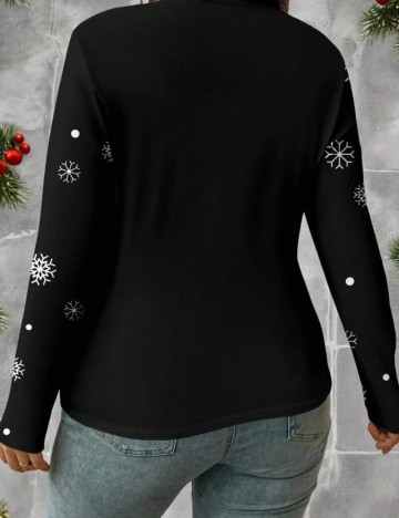 Bluză Shein Curve+, negru