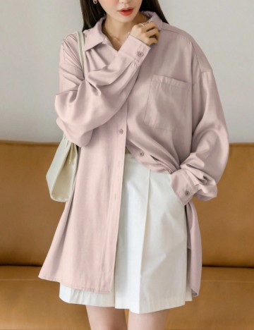 Cămașă Shein, roz