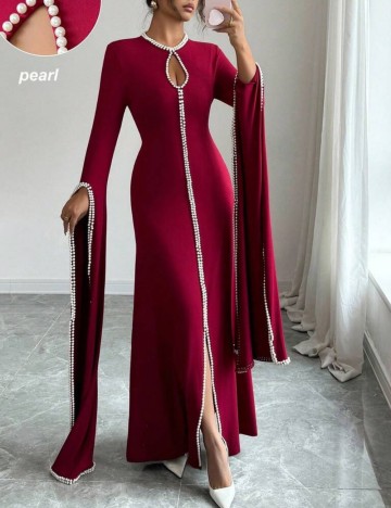 Rochie maxi Shein, vișiniu