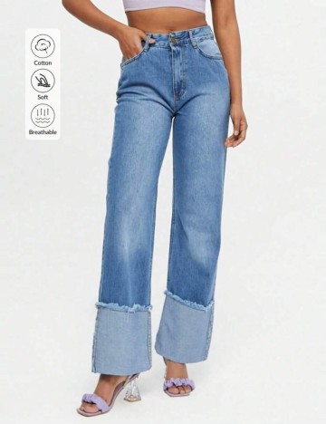 Jeans Shein, albastru