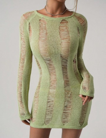 Rochie maxi Shein, verde