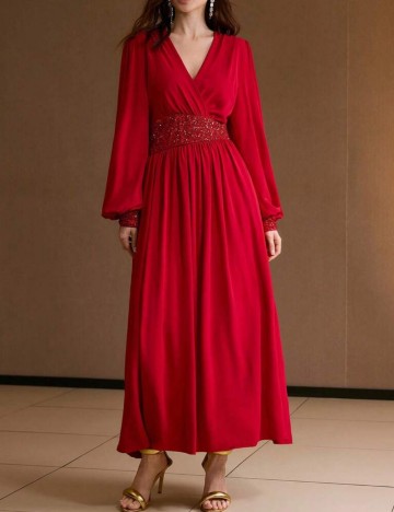 Rochie de ocazie Shein MOTF, roșu