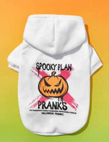 Haină pentru animale Shein, alb