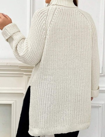 Pulover Shein Curve+, crem