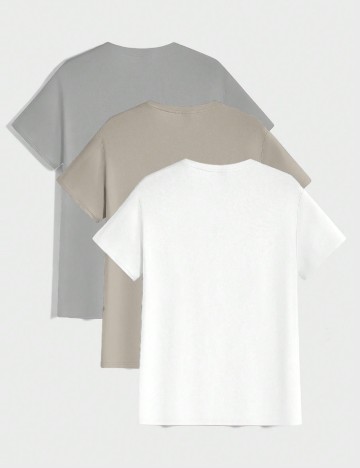 Set Tricouri Shein, mix culori