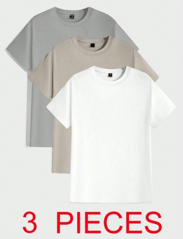 Set Tricouri Shein, mix culori