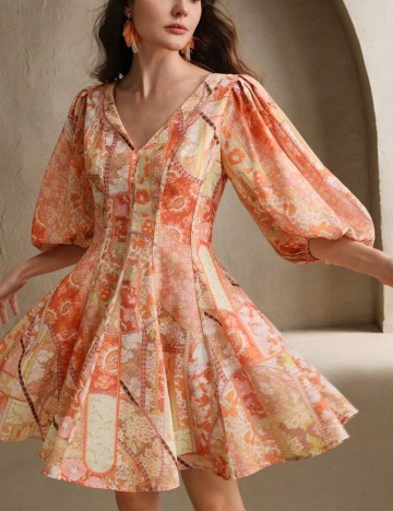 Rochie mini Shein, mix culori