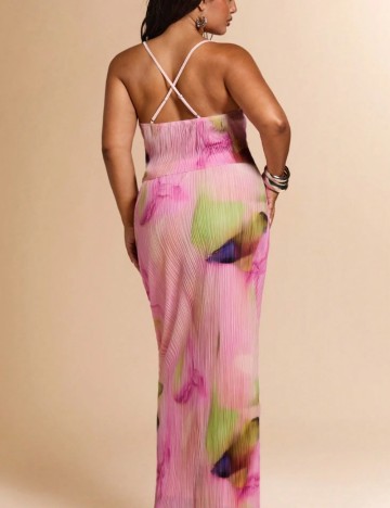 Compleu Shein Curve+, roz