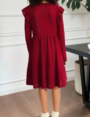 Rochie midi Shein, vișiniu