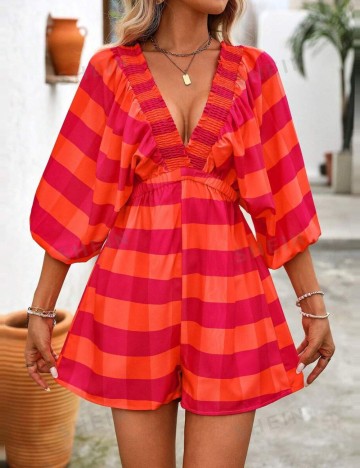 Salopetă scurtă Shein, mix culori