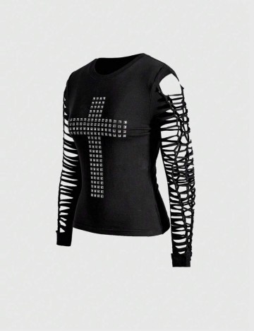 Bluză Shein Romwe, negru