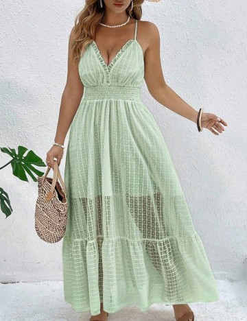 Rochie midi Shein, verde