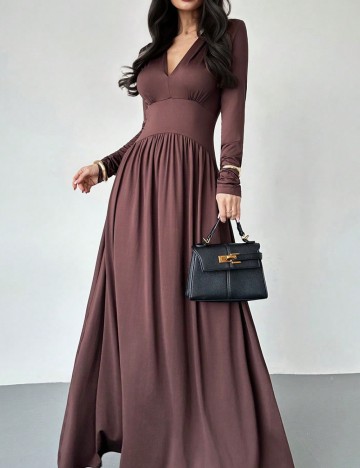 Rochie maxi Shein, maro