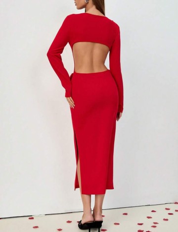Rochie maxi Shein, roșu