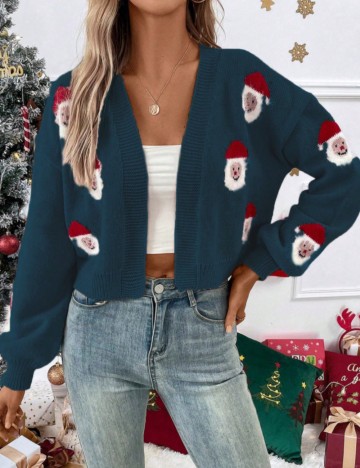 Cardigan Shein, albastru