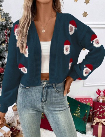 Cardigan Shein, albastru