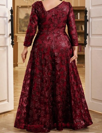 Rochie maxi Shein, vișiniu