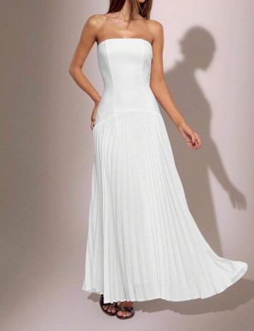 Rochie maxi Shein, alb