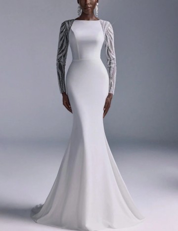 Rochie de ocazie și bridal Shein, alb