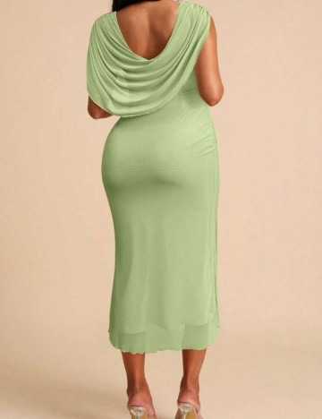 Rochie midi Shein, verde