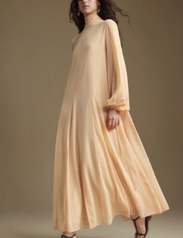 Rochie maxi Shein, crem