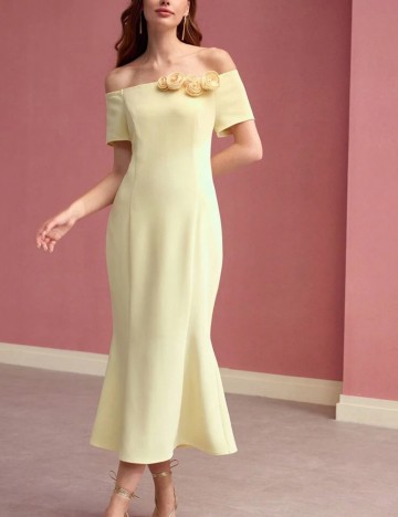 Rochie maxi Shein, galben