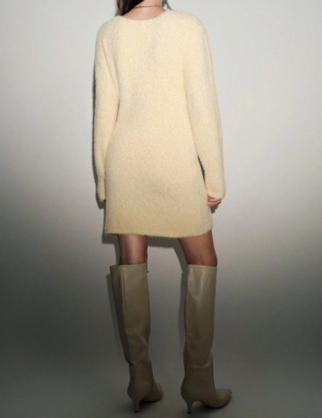 Rochie mini Shein, crem