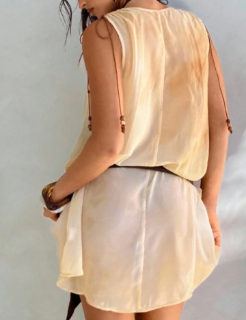 Rochie mini Shein, crem