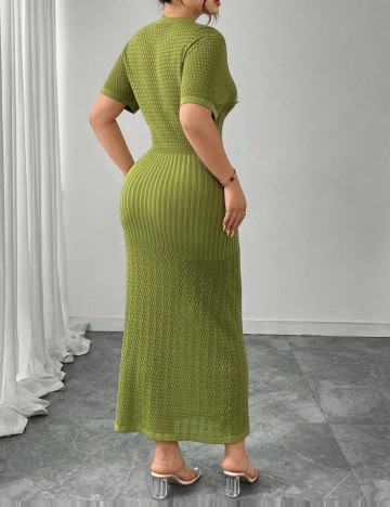 Rochie midi Shein, verde