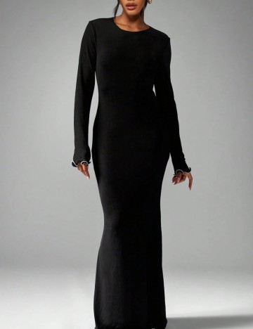 Rochie maxi Shein Missguided, negru