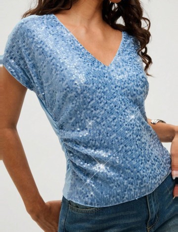 Tricou Shein, albastru