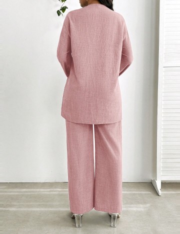 Compleu Shein Curve+, roz