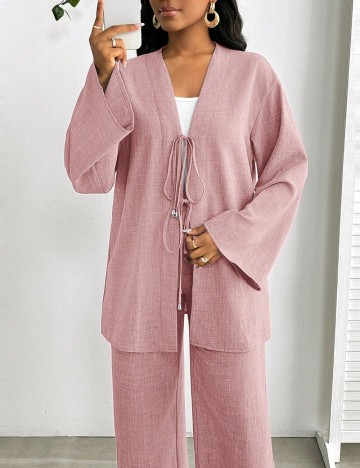 Compleu Shein Curve+, roz