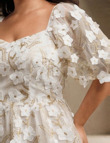 Rochie midi Shein Curve+, mix culori