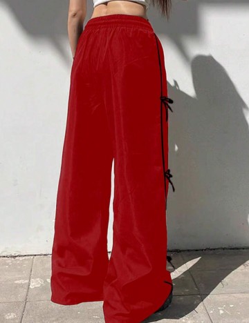 Pantaloni Shein, roșu