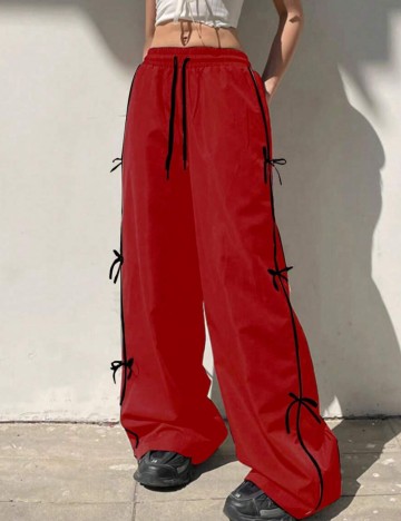 Pantaloni Shein, roșu