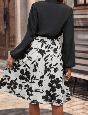 Rochie midi Shein, mix culori