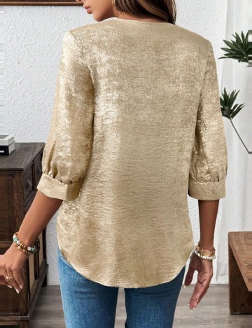 Cămașă Shein, auriu
