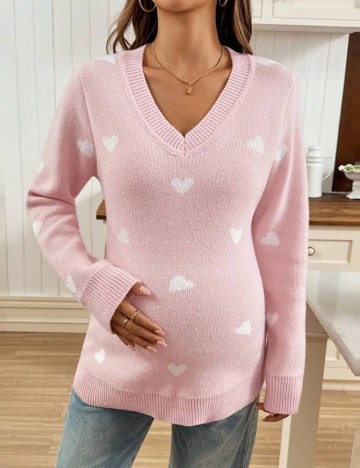 Pulover Shein Curve+, roz